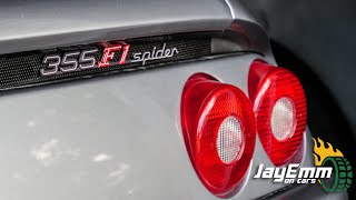 I Made A YouTube Car Review Like It Was 1997... (The NEW Ferrari 355 F1 Tested)
