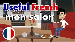 Learn Useful French: my living room - mon salon