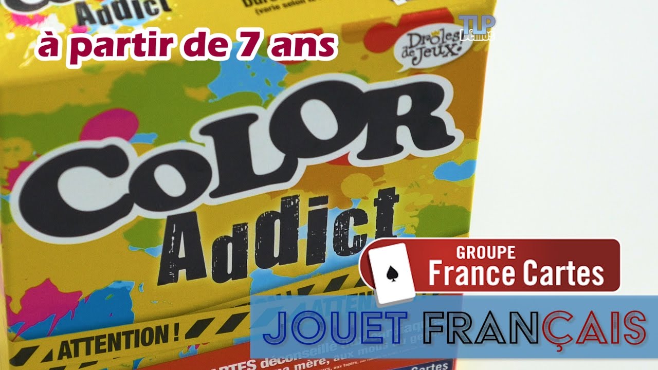 Droles de Jeux- Color Addict Express-Jeu de 55 Cartes, 130008025