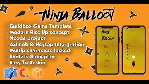 Ninja Balloon - Buildbox Game Template