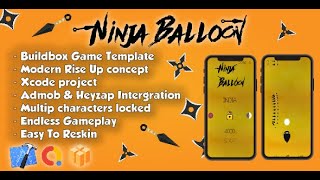 Ninja Balloon - Buildbox Game Template screenshot 5