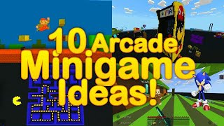 Minecraft - 10 arcade MINIGAME ideas / How to make EASY 10 arcade minigames! screenshot 4