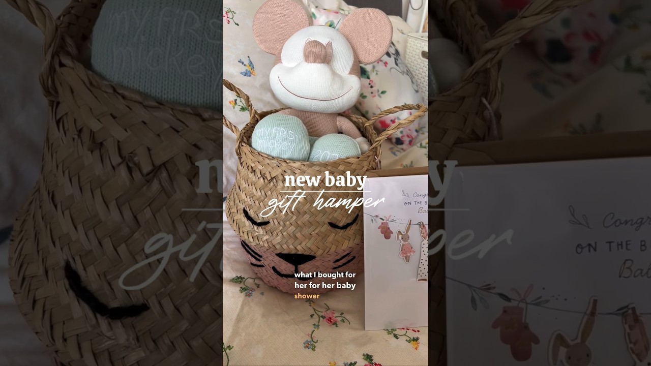 BABY GIFT HAMPER 👩‍🍼 newborn gift ideas for baby shower 🧸 💝