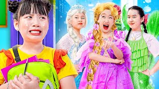 Baby Doll At Disney Princess School!... Who Is The Most Beautiful Princess? | Baby Doll And Mike