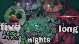 [fnaf/dc2] five long nights short