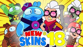 ⭐️ SQUEAK \& BELLE NEW SKINS IDEAS - BRAWL STARS ANIMATION #18