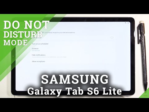 How to Activate DND Mode in Samsung Galaxy Tab S6 Lite – Enable Do Not Disturb Mode