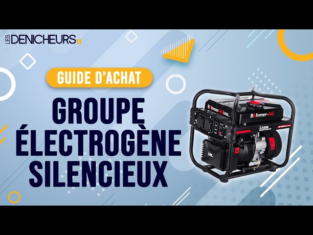 👓 MEILLEUR GROUPE ÉLECTROGÈNE SILENCIEUX (2023) - Comparatif