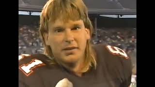 John "Bradshaw" Layfield: A Young JBL Cuts A Hulk Hogan Promo During A Football Game!