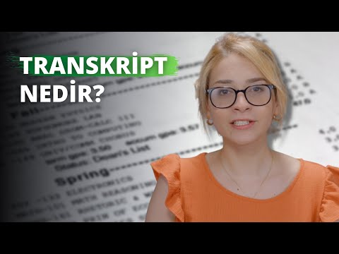 Video: Transkriptdə pis görünürsünüz?