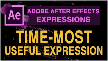 How to use Time Expression in Adobe After Effects