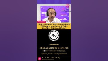 History Repeats Itself: Why Corporations Will Regret Ignoring AI & Web3 Like They Did Social Media!