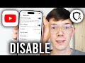 How To Disable Restricted Mode On YouTube - Step By Step