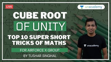 Cube Roots of Unity and Top10 Super Short Tricks of Maths | AirforceX 2021| Maths by Tushar Singhal
