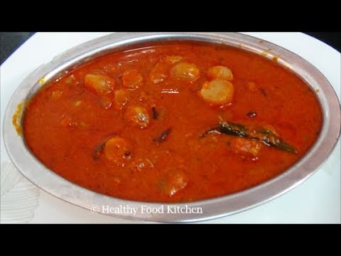 Onion Kuzhambu Recipe - Ulli Theeyal Kerala Recipe -  
