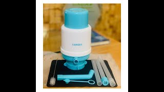 Jumbo Size Manual Hand Press Water Dispenser Push Pump For 19 Liter Bottle By Fasaim