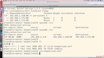 6-4-14 搭建Keepalived+Lvs+Nginx高可用集群负载均衡   配置Backup