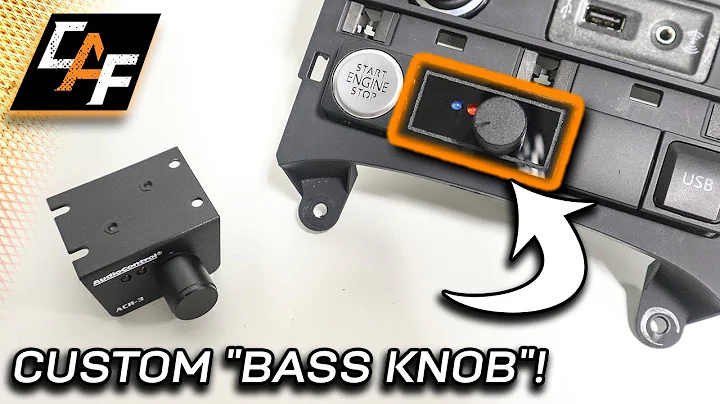 How to - Custom "Bass Knob" Mount - MAKE IT INTEGRATED!