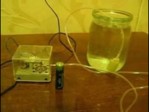 Как сделать самодельный компрессор для аквариума