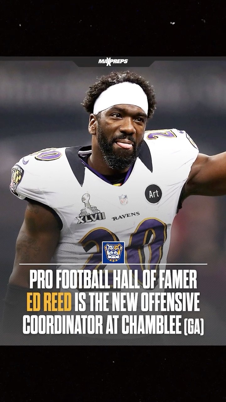 Imagine having Ed Reed as your offensive coordinator ? ? #shorts