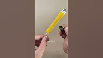 How to fix a cracked cable with a heat shrink tube #1995ideas