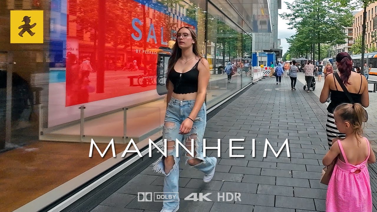 Walking Tour of Mannheim, Germany 🇩🇪 | Discover the Heart of the Rhine-Neckar Region