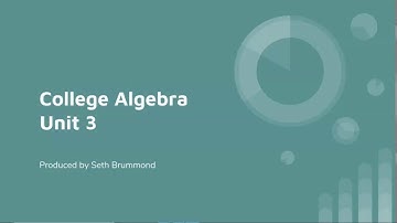 CA 3.4 Identifying the Graph of a Polynomial Function