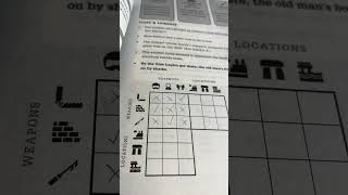 Murdle Vol. 1 puzzle 2