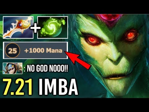 OMG! BEST HERO 7.21 Medusa +1000 Mana Talent Is OP Crazy Imba Gameplay By Bryle Dota 2