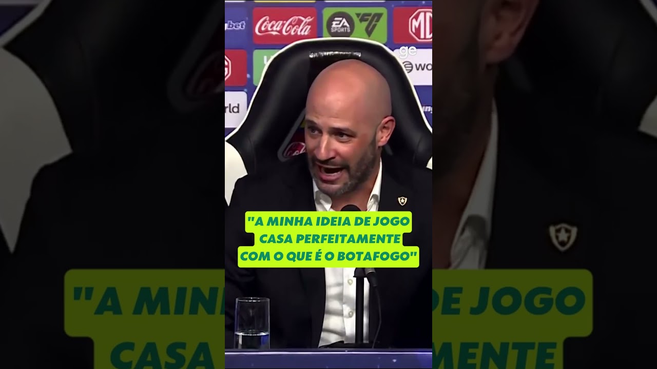 "MINHA IDEIA DE JOGO CASA COM O BOTAFOGO", FRANCLIM SOBRE O ESTILO DO TIME | #shorts | ge.globo