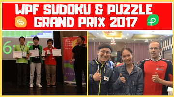 WPF #Sudoku and #Puzzle Grand Prix 2017 Finals