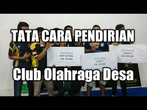 Video: Cara Mendaftar Klub Olahraga