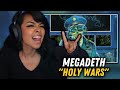 SINGER REACTS | Megadeth - "Holy Wars"