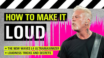 How To Make It LOUD (Waves L4 Ultramaximizer, Limiting)