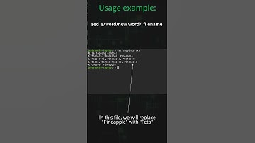 Linux-opdrachten in 60 seconden - De sed-opdracht