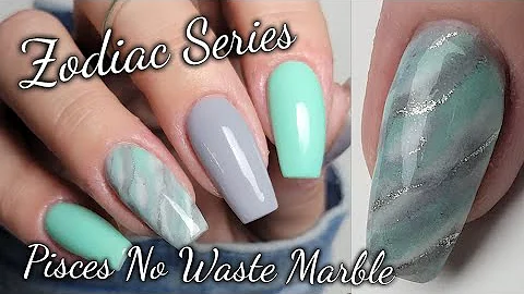 Zodiac Marble Series: Pisces ~ No Waste Dip Powder...