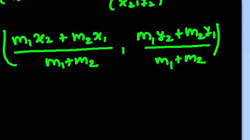 Trick To Remember and Write Section Formula in Coordinate Geometry