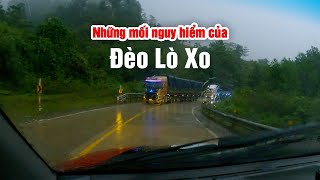 Đèo Lò Xo quá nguy hiểm - Xe con du lịch không nên đi vì lý do trong video