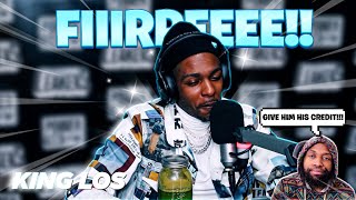 HE'S NOT FROM HERE!!! King Los Freestyle W\/ The L.A. Leakers - Freestyle #095 (REACTION)