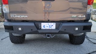 Yikatoo Rear Bumper Install - 2012 Toyota Tundra