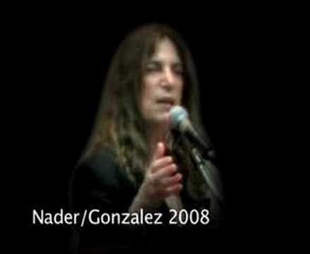 Videopoem Presents Patti Smith in support of Ralph Nader