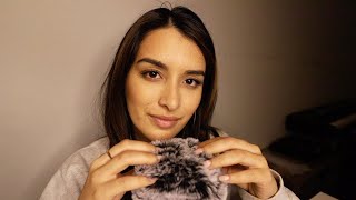 Asmr fluffy mic scratches & get to know me ❤️