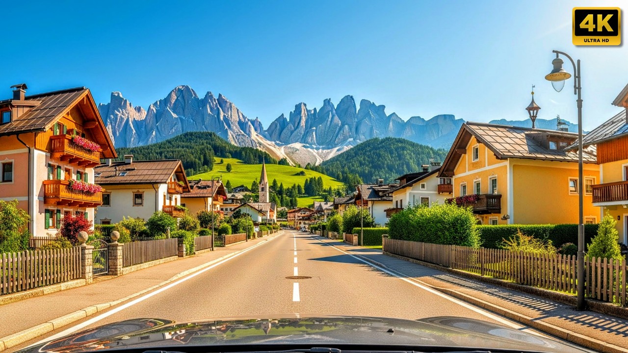San Vigilio Scenic Drive - The Heart of the Dolomites | 4K POV ASMR
