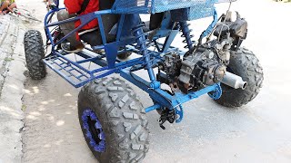 Better start 4 wheel Trike Motorcycle Homemade 110CC Engine