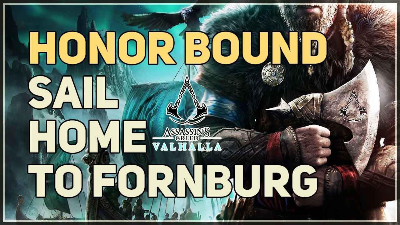Sail home to Fornburg Honor Bound Assassin's Creed Valhalla YouTube