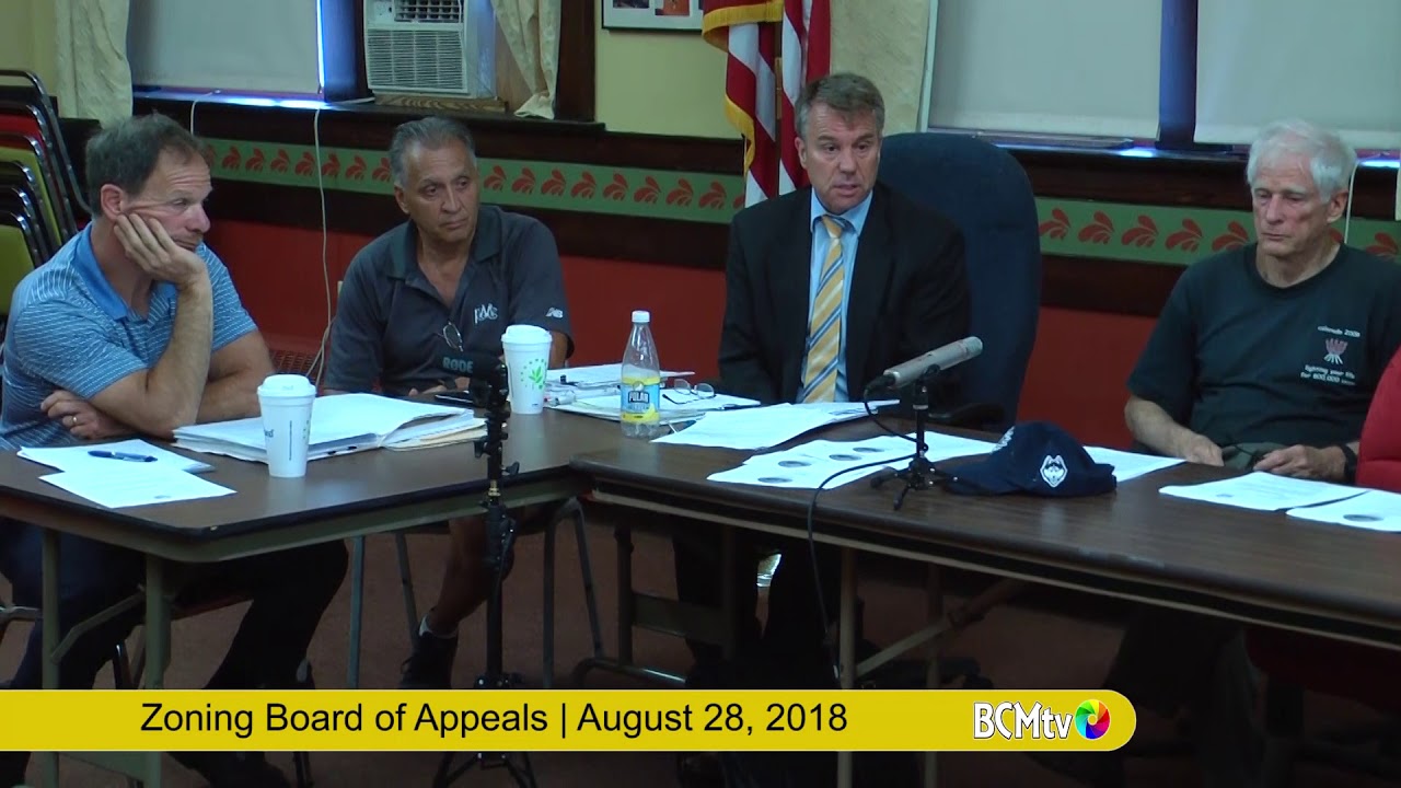Brookfield MA Zoning Board of Appeals, August 28, 2018 YouTube