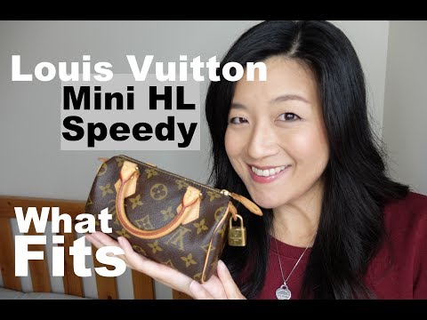 Louis Vuitton Mini HL Speedy (Review / WIMB / What Fits) in HD