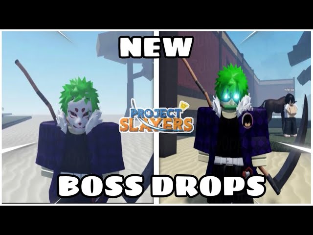 HOW TO GET THE NEW BOSS DROPS IN PROJECT SLAYERS!!