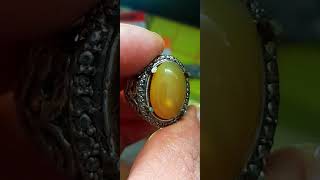 Natural Yellow Fire Opal kristal origin Wonogiri size jumbo kode 060