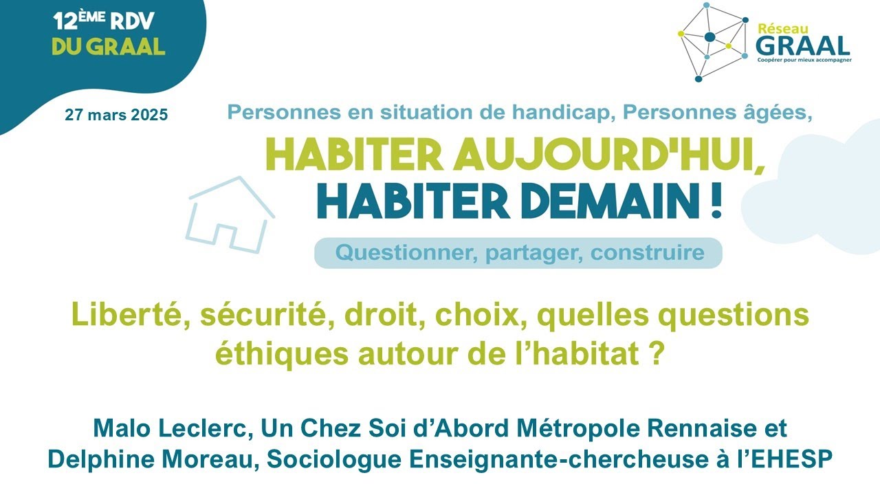 12ème édition des Rendez-vous du GRAAL : éthique et habitat